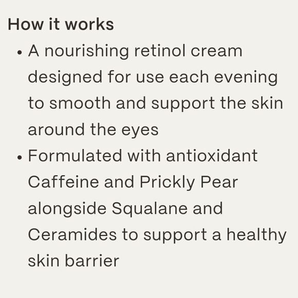 NEW TWENTYNINE PALMS MIRA LUNA RETINOL CERAMIDES CLEAN BEAUTY EYE CREAM .42 OZ - Picture 3 of 9